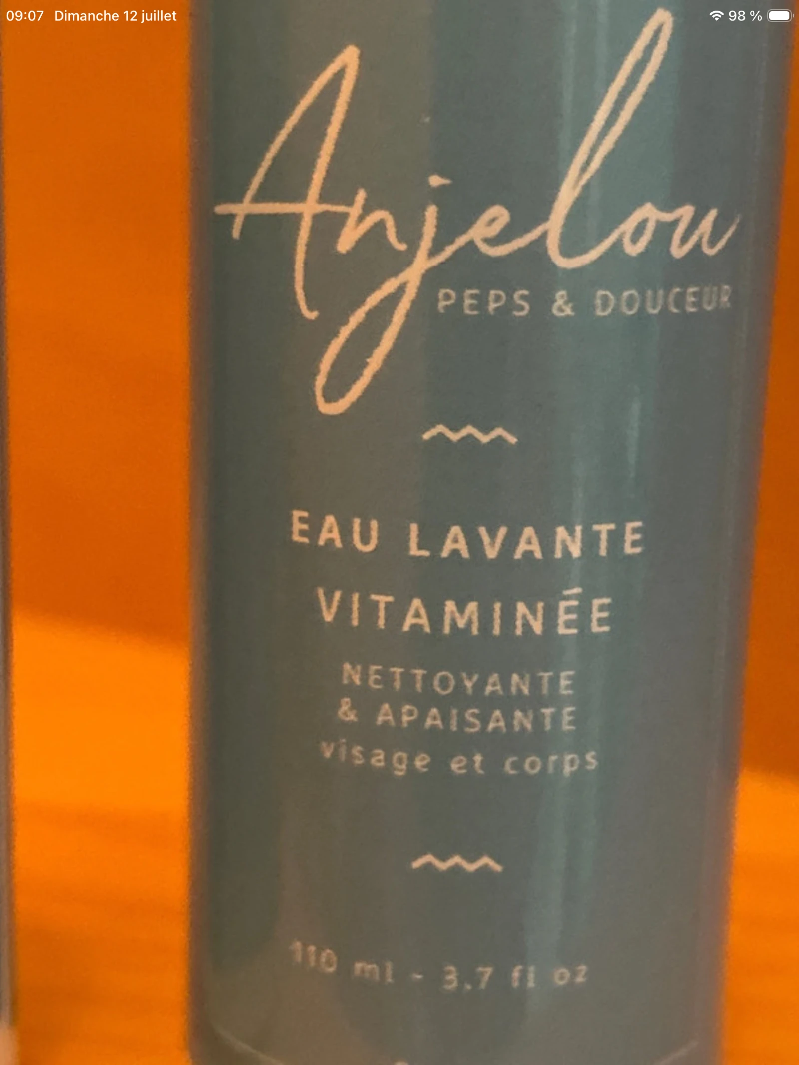 2 Água de Limpeza Vitaminada Limpadora e Calmante ANJELOU💕💕 – photo 6